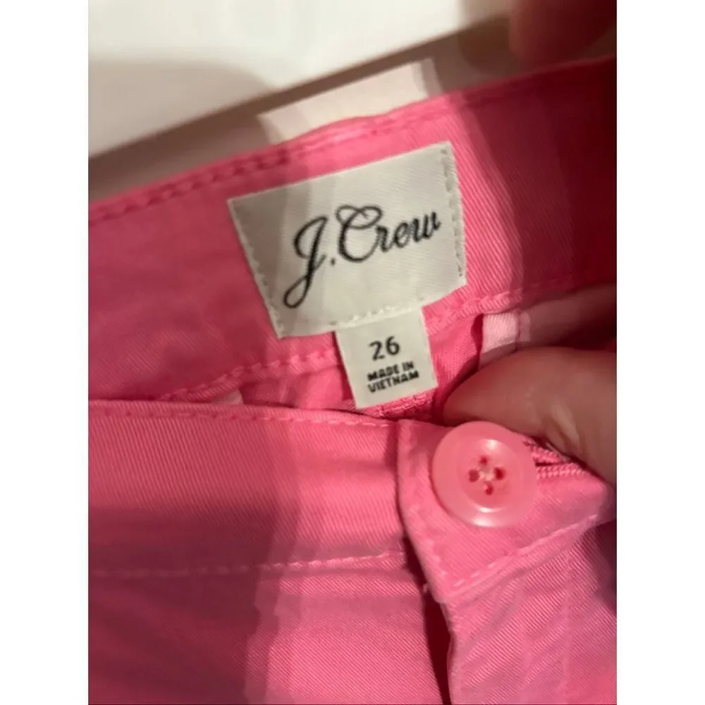Pink J.Crew Size 26 Vintage Straight Pants – New Without Tags